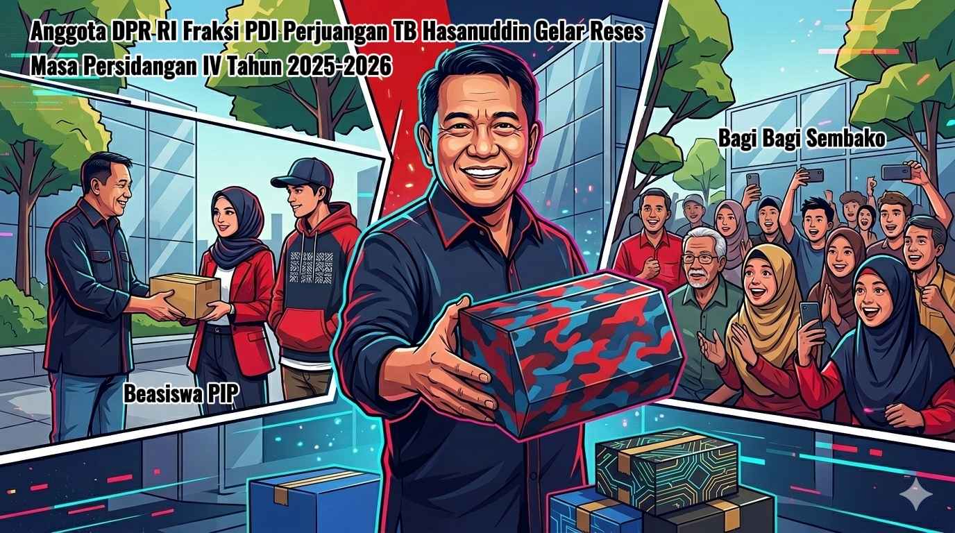 TB Hasanuddin Gelar Reses di Desa Wanakerta Kec Purwadadi Kab Subang Salurkan Sembako dan PIP
