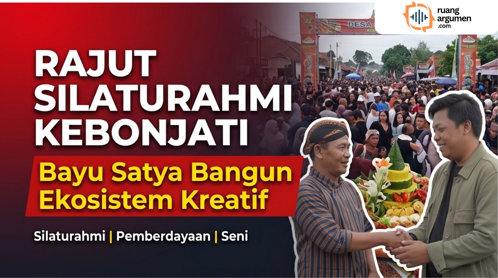 Rajut Silaturahmi 15 RW, Bayu Satya Prawira Gagas Ekosistem Kreatif Berbasis Akar Rumput