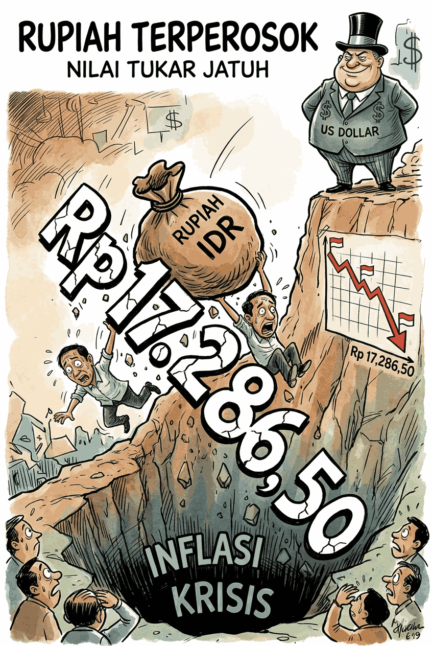 RUPIAH TERTEKAN MENDEKATI NILAI FUNDAMENTAL