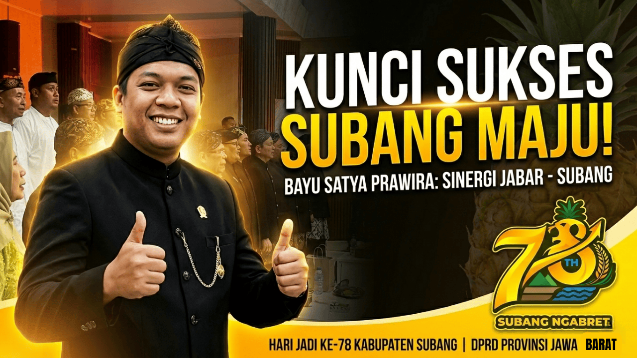 Bawa Pesan Kemajuan di HUT Subang ke-78 Legislator Jabar Bayu Satya Prawira Kawal Potensi Kota Nanas