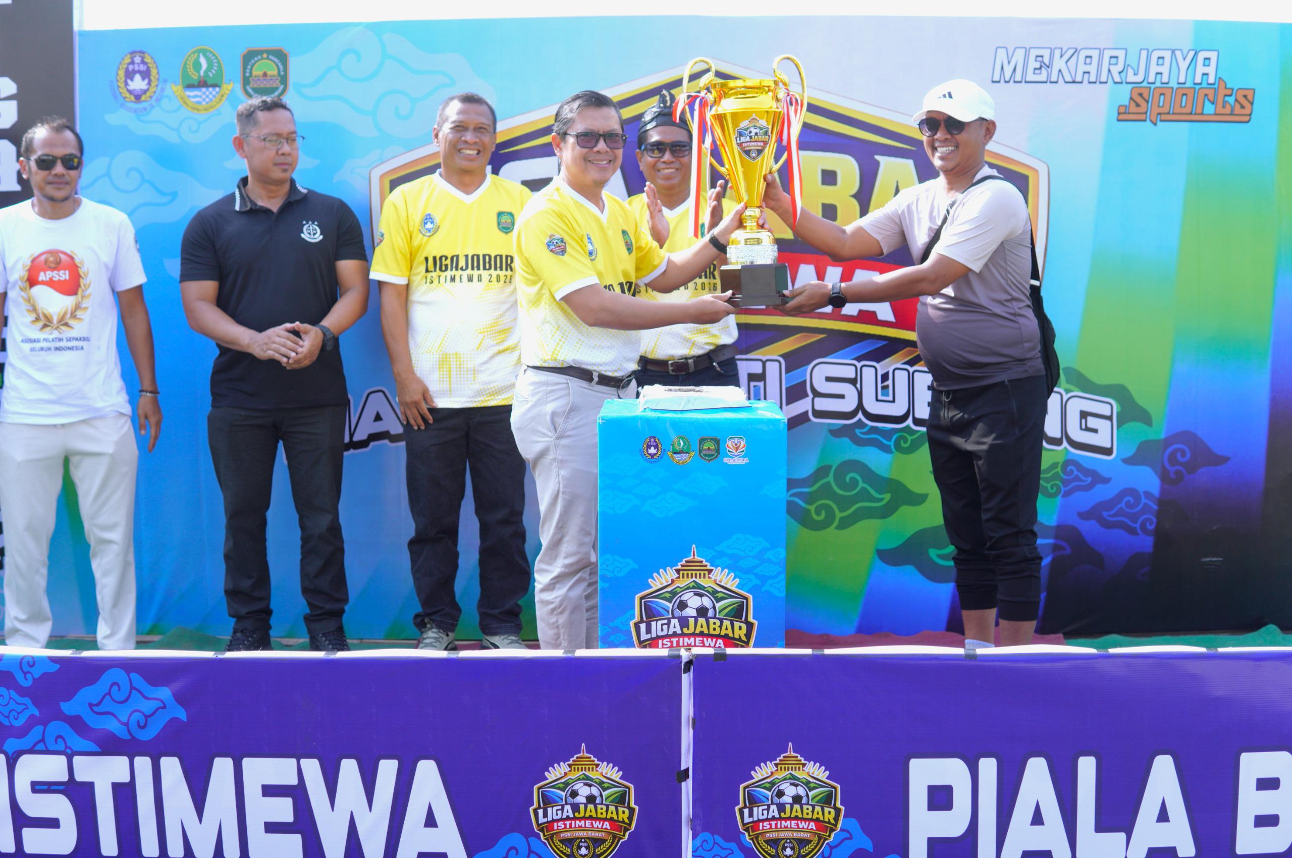 WABUP SUBANG KANG AKUR BUKA LIGA JABAR ISTIMEWA