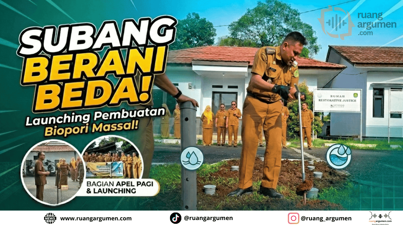 Inovasi Ramah Lingkungan : Kecamatan Subang Luncurkan Gerakan Biopori dan Wajib Bank Sampah