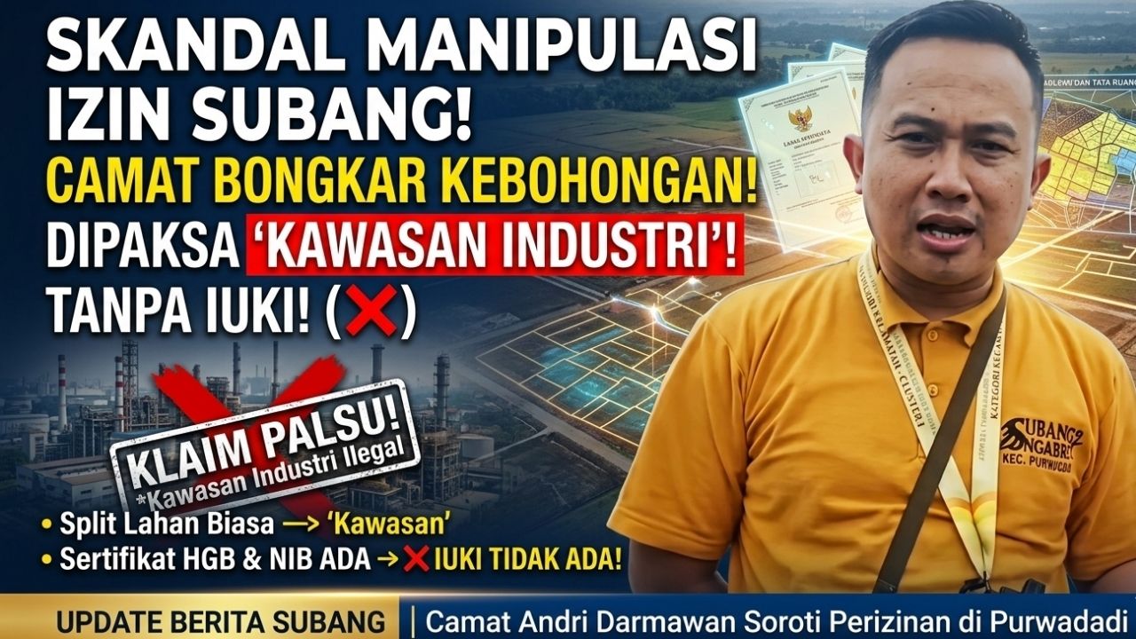 Diklaim Kawasan Industri Ternyata Lahan Biasa, Camat Purwadadi Bongkar Status PT HUI