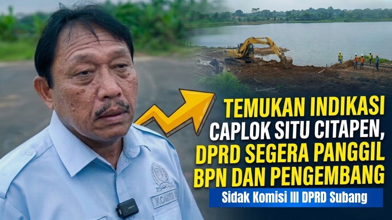 Sidak Situ Citapen: Bangunan Mepet Air, Peringatan Keras DPRD Menanti Pengembang